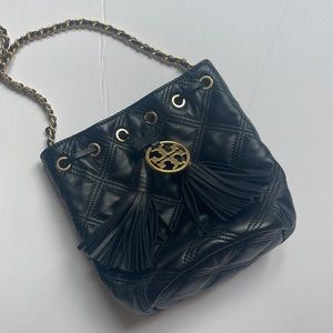 Tory Burch Black Quilted Crossbody Bag - NWOT!!
